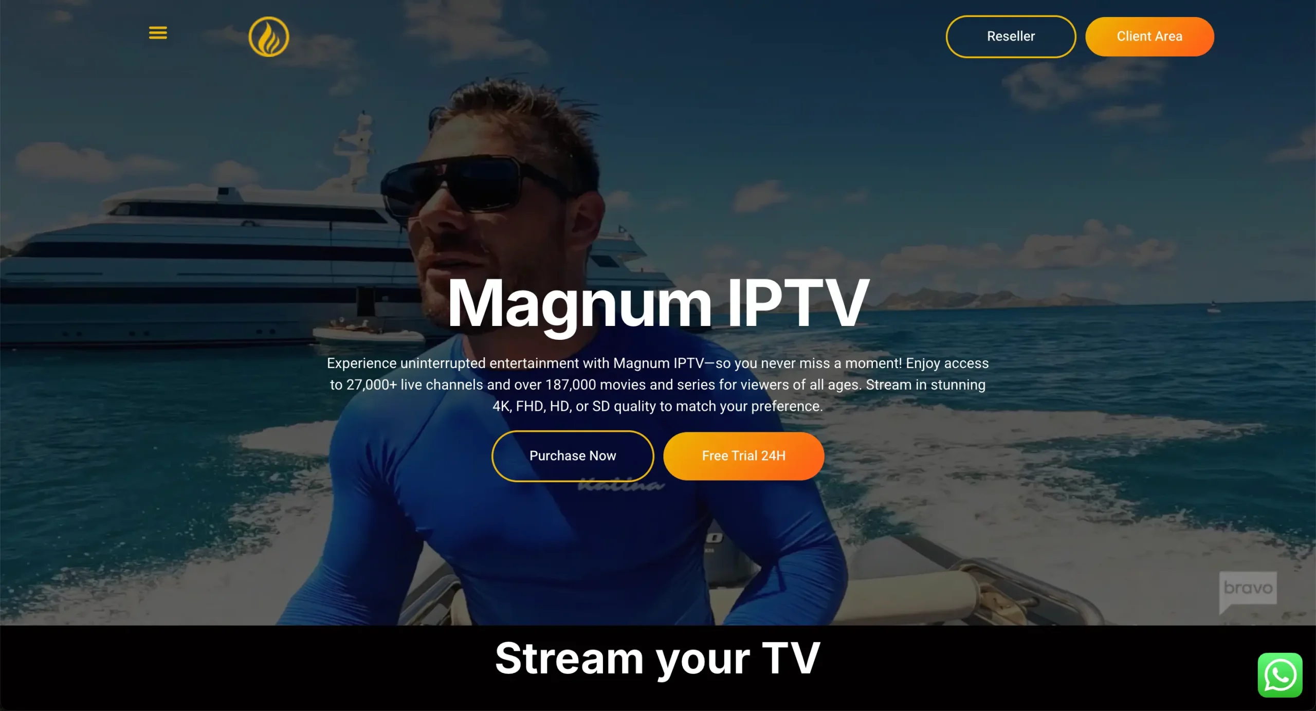magnum iptv website