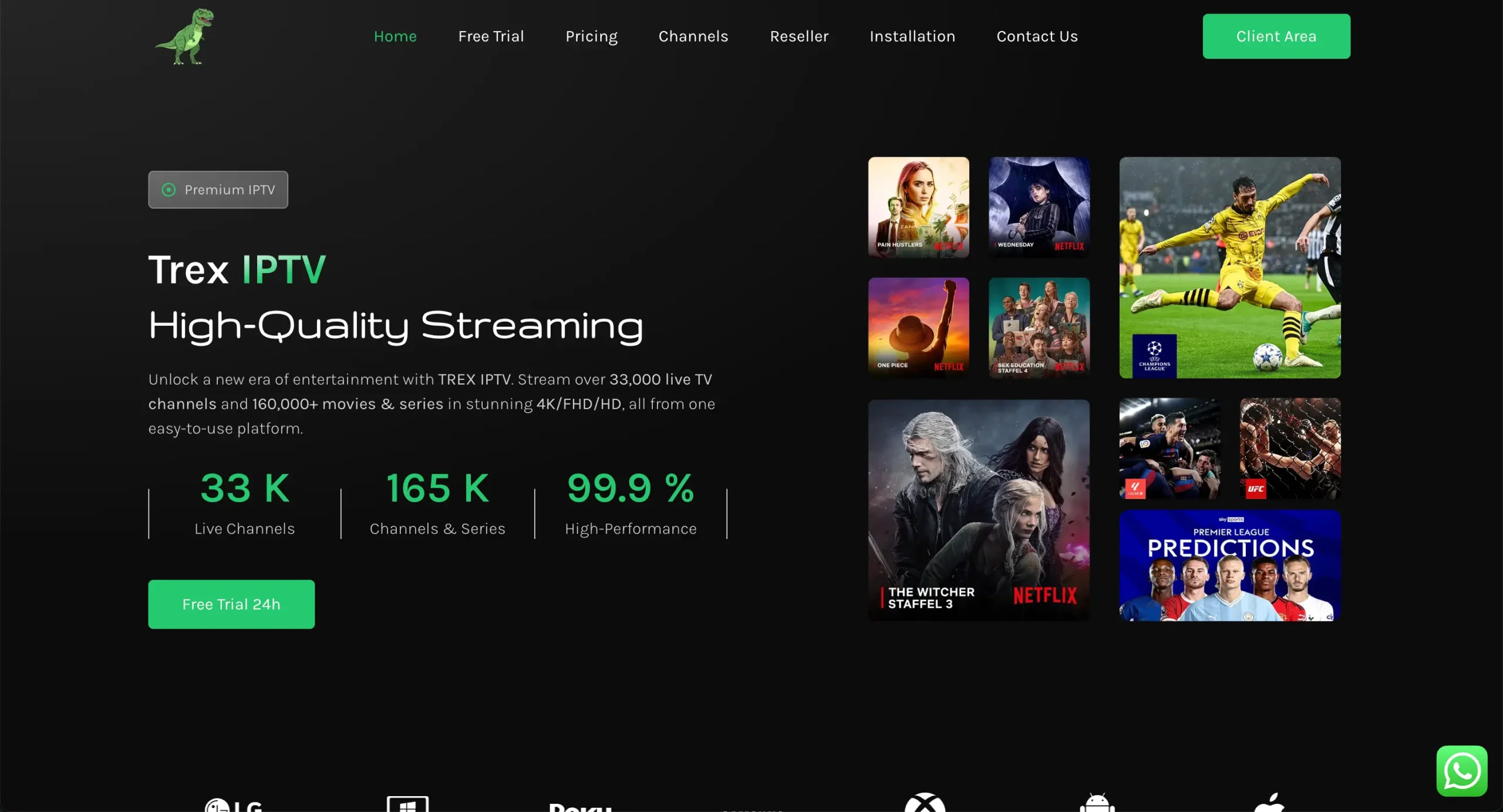 trex iptv website
