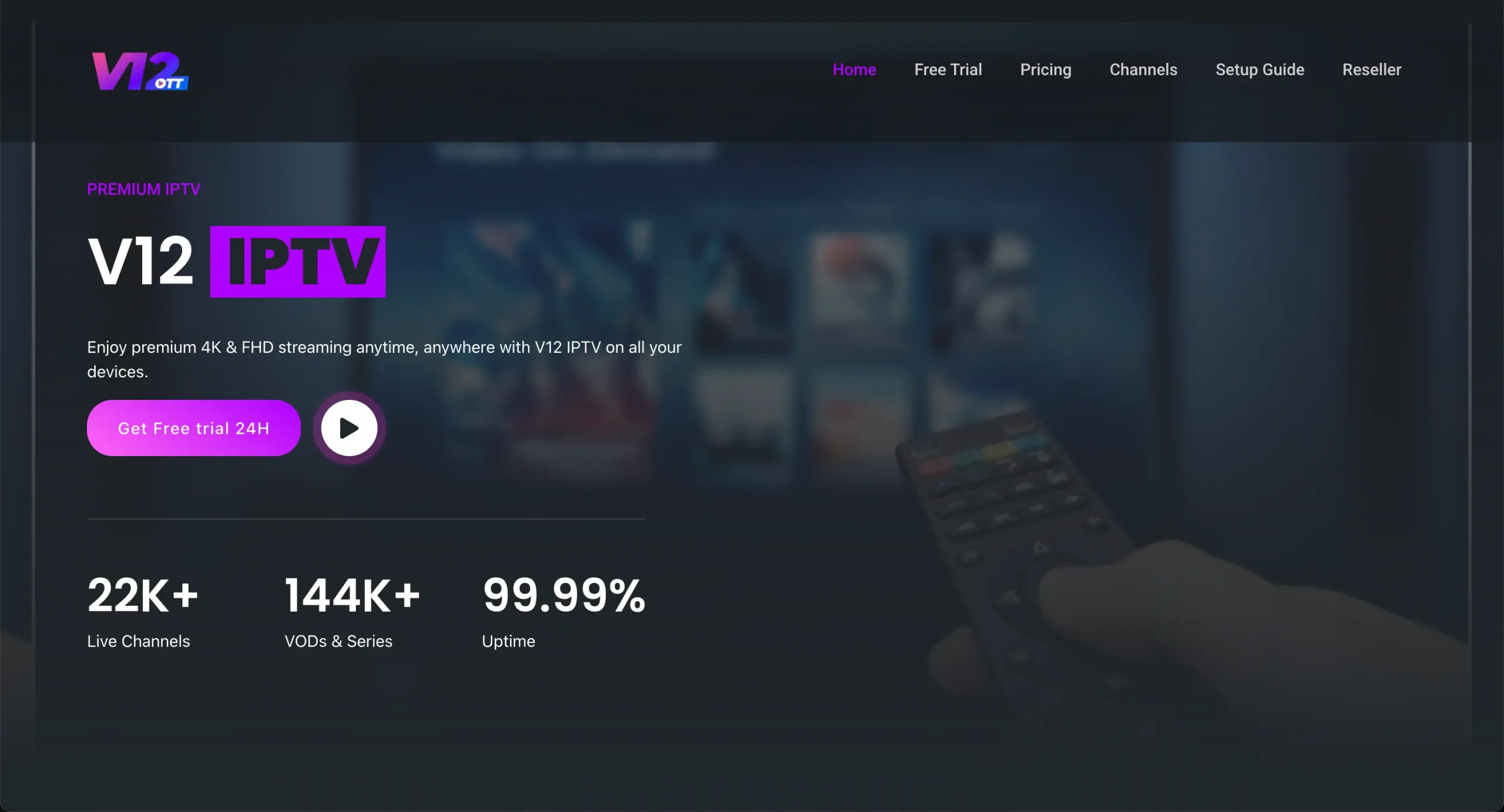 v12 iptv website